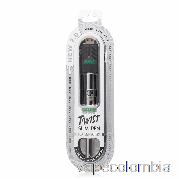 Vape Desechable Rezuma Slim Twist Pen 2.0 Flex Temp Batería Cosmic Chrome